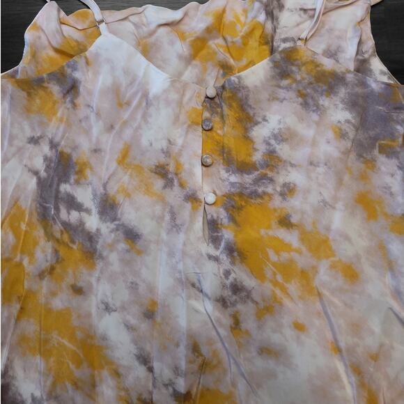 ✨ NWT ASTR The Label Women S Y2K Fairycore Boho Drape Cami Blouse Whimsical - Picture 5 of 9